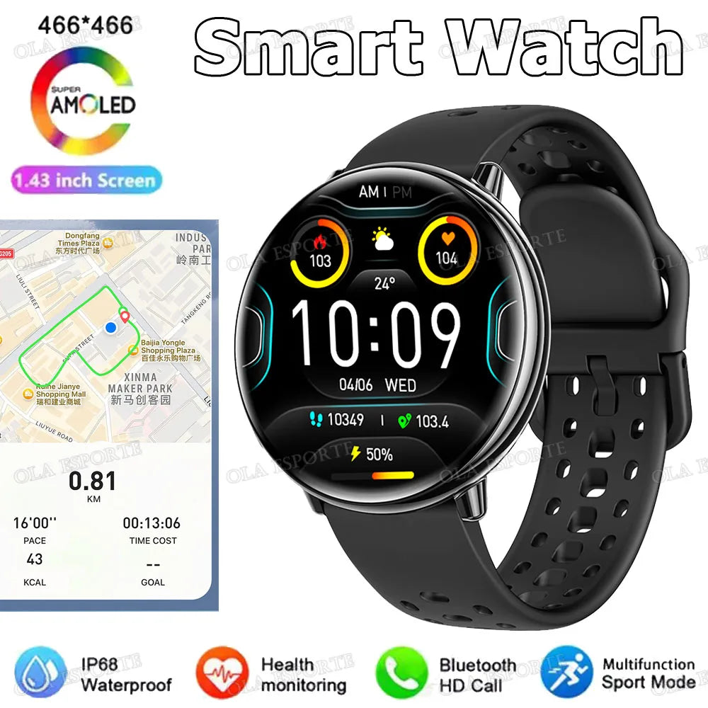 For Amazfit Active 2 Ai Smart Watch Chat GPT Built-GPS Men Women Amoled Waterproof Sport SmartWatch NFC BT Call Watch for