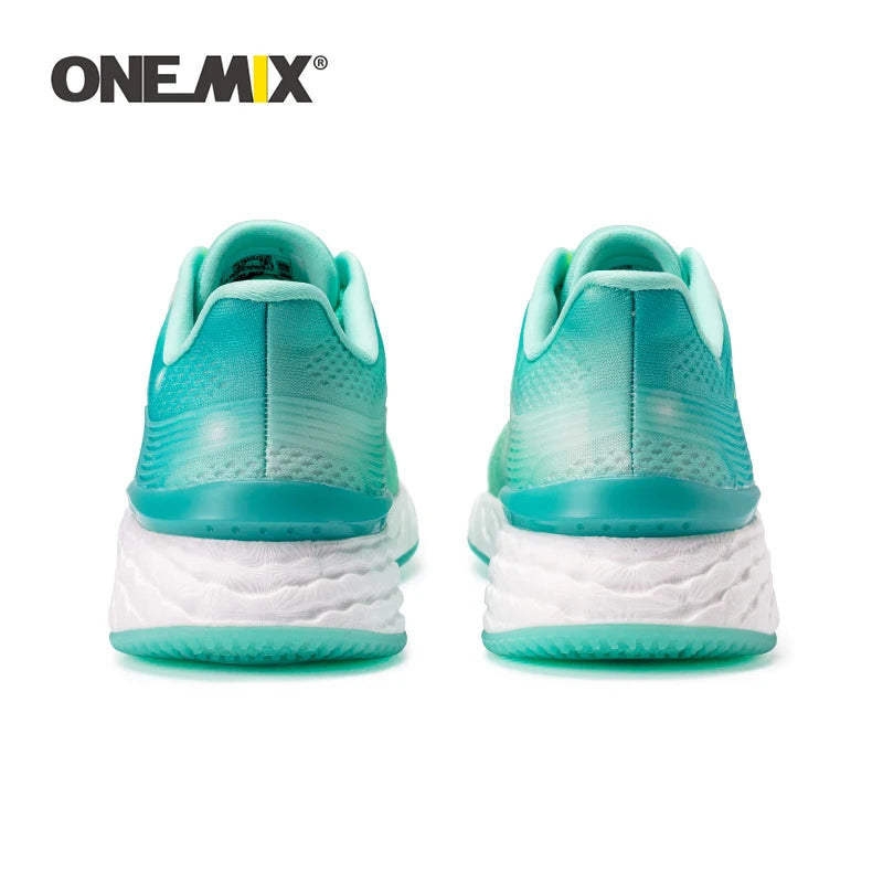 ONEMIX Summer Breathable Mesh Sneakers for Women Jacquard Gradient Soft Tenis Jogging Shoes Lightweight Leisure Outdoor Sneakers