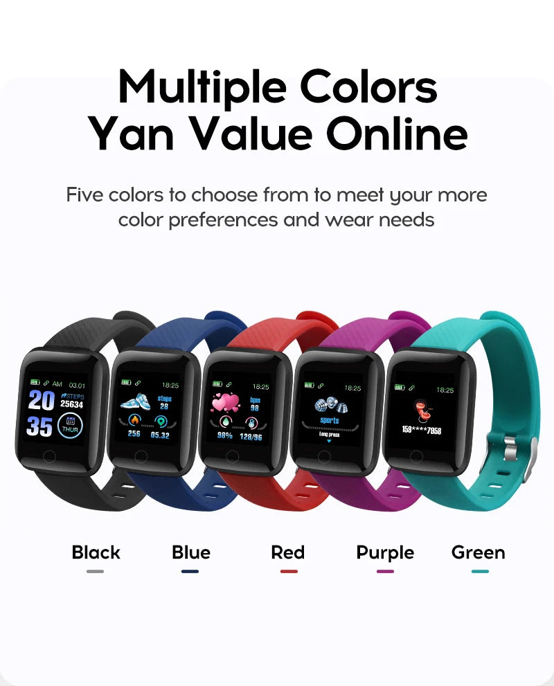 For Xiaomi Bluetooth Smart Watch Men Women Blood Pressure Heart Rate Monitor Sport Smartwatch Tracker Reminder For Android IOS