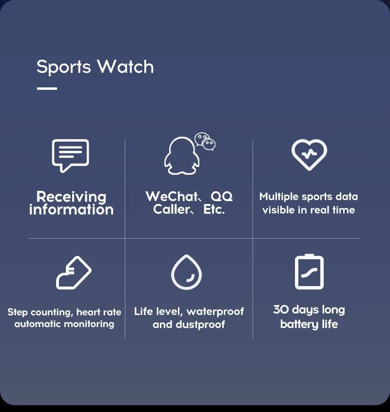 Smart Watch Y68 Bluetooth Fitness Tracker Sports Watch Heart Rate Monitor Blood Pressure Smart Bracelet for Android IOS D20 Pro