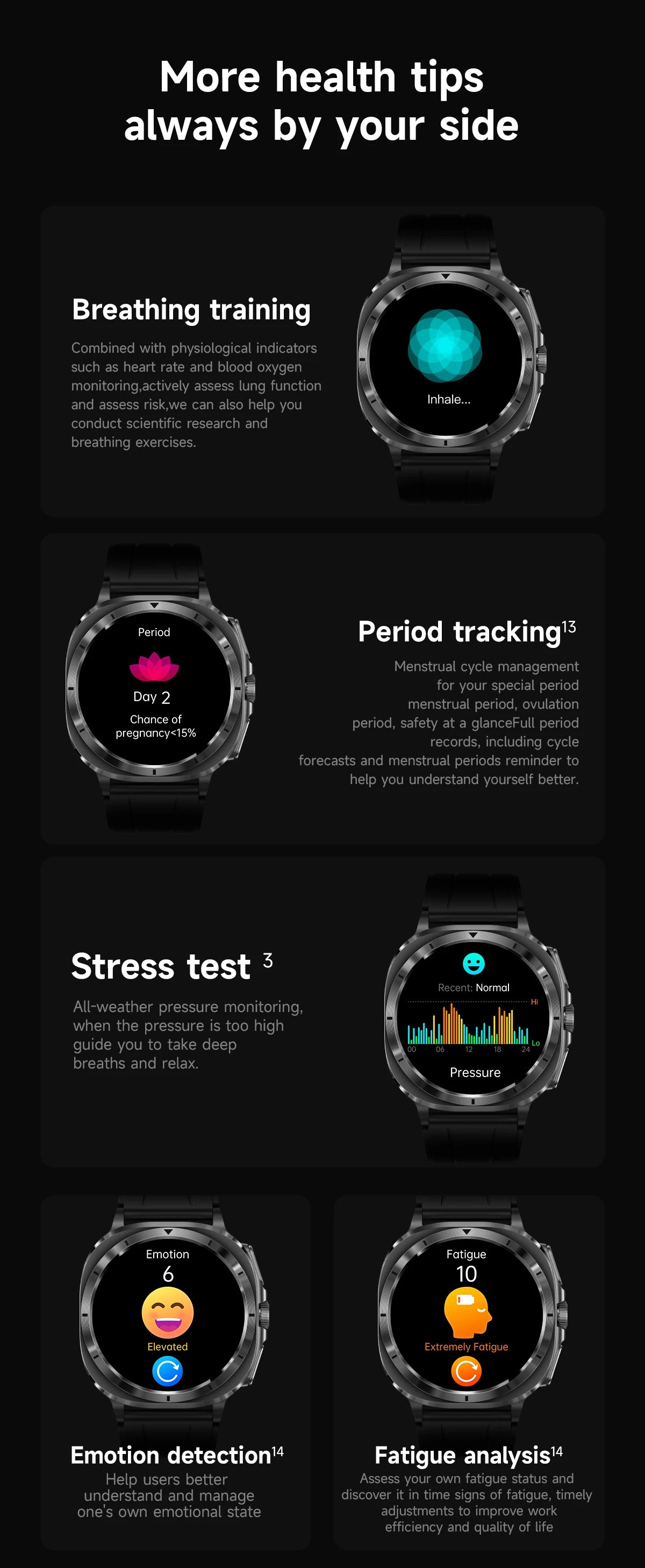 2025 New Laser therapy Three High Uric acid Blood pressure Smartwatch Men ECG+PPG Heart rate Fat Body Analysis NFC Call Watches