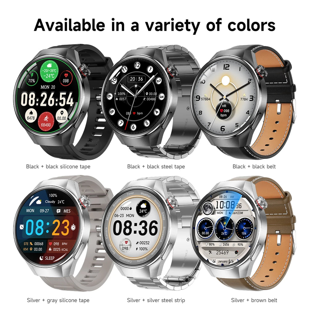 2025 New Watch G5 PlUS Smart Watch Men 1.75"AMOLED Screen GPS Track Compass Heart Rate Bluetooth Call SmartWatch For Android IOS