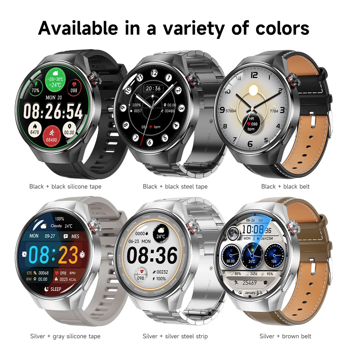 2025 New Watch G5 PlUS Smart Watch Men 1.75"AMOLED Screen GPS Track Compass Heart Rate Bluetooth Call SmartWatch For Android IOS