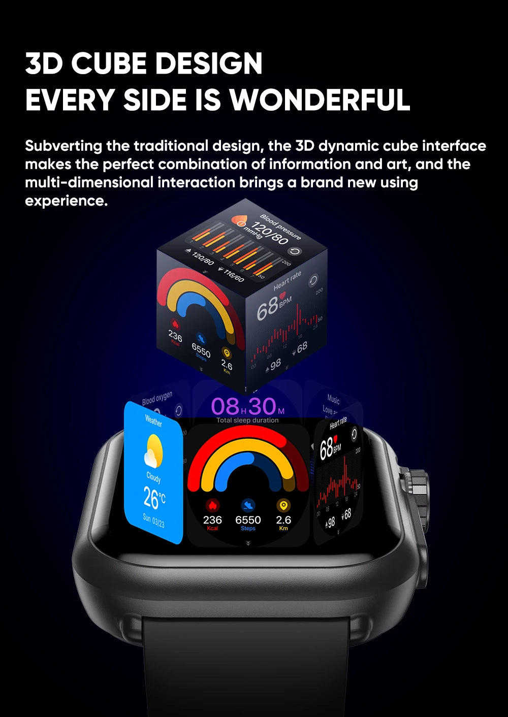 2025 New For Huawei Xiaomi Smart Watch Men Women 1.85-Inch HD AMOLED Full Touch Screen IP68 Waterproof Bluetooth Call SmartWatch