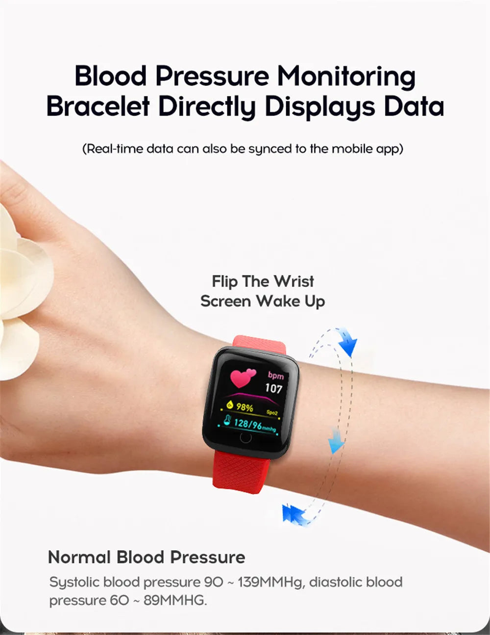 For Xiaomi Bluetooth Smart Watch Men Women Blood Pressure Heart Rate Monitor Sport Smartwatch Tracker Reminder For Android IOS