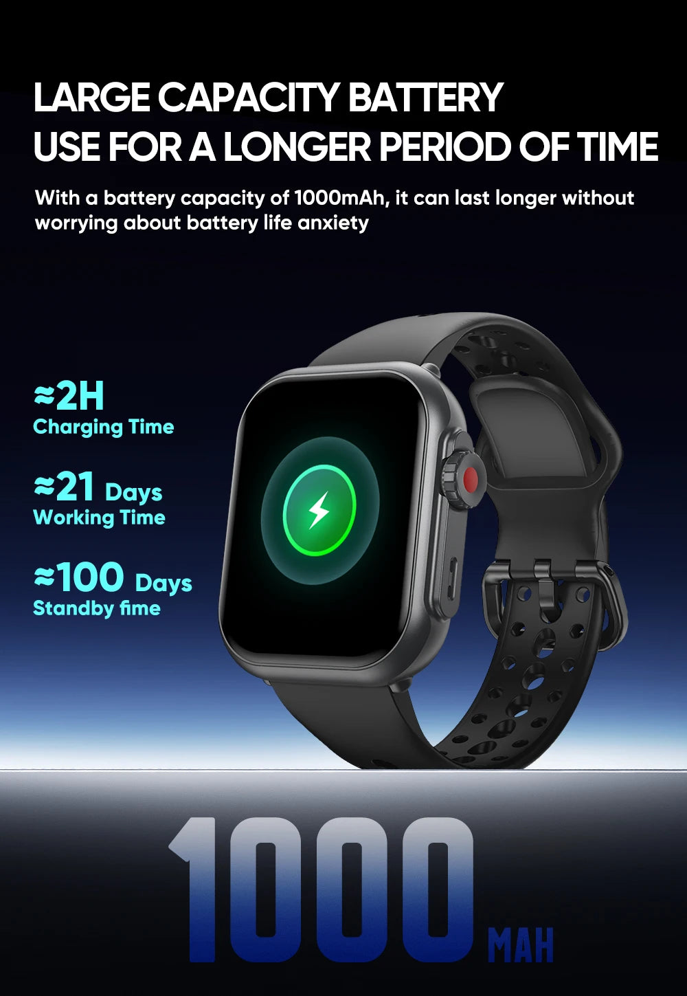 2025 New For Huawei Xiaomi Smart Watch Men Women 1.85-Inch HD AMOLED Full Touch Screen IP68 Waterproof Bluetooth Call SmartWatch