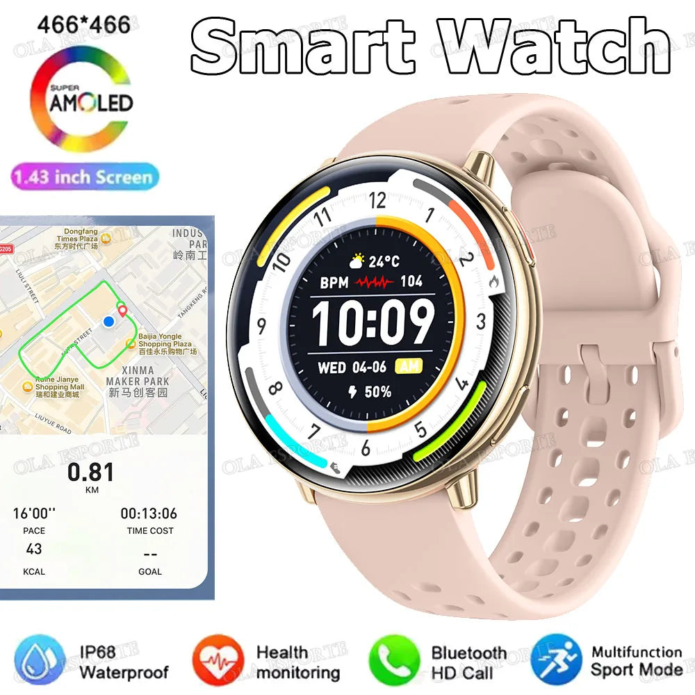 For Amazfit Active 2 Ai Smart Watch Chat GPT Built-GPS Men Women Amoled Waterproof Sport SmartWatch NFC BT Call Watch for