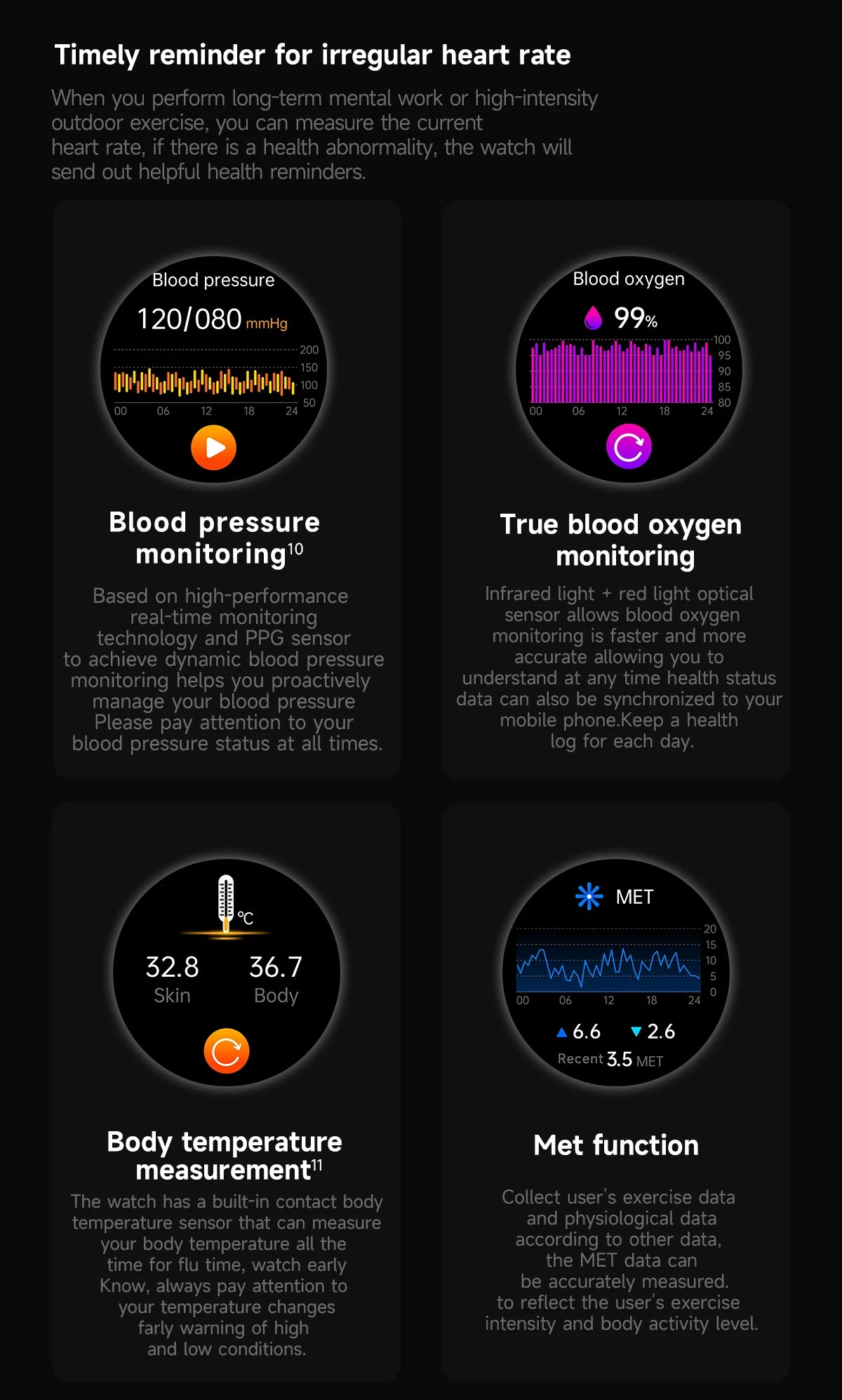 2025 New Laser therapy Three High Uric acid Blood pressure Smartwatch Men ECG+PPG Heart rate Fat Body Analysis NFC Call Watches