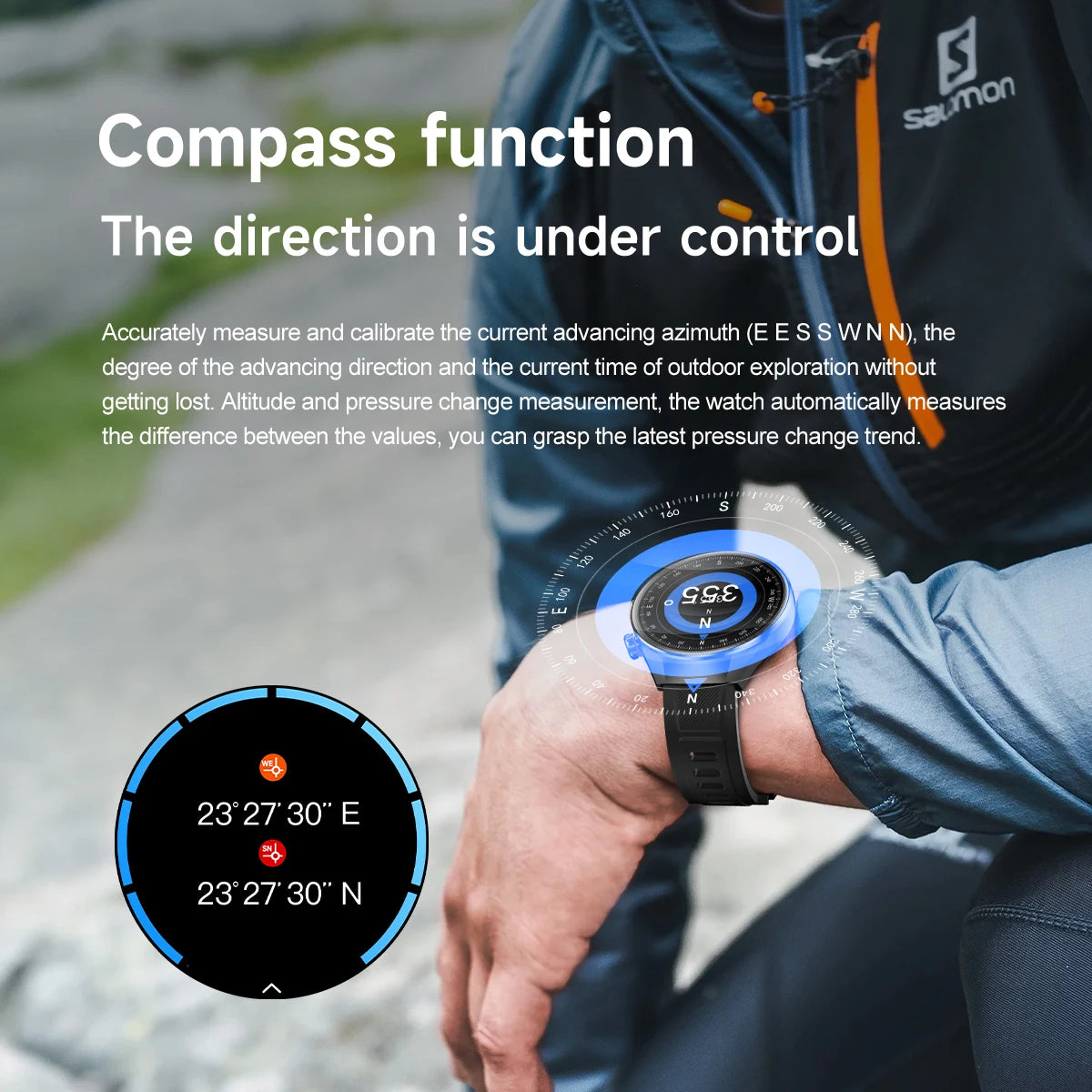 2025 New Watch G5 PlUS Smart Watch Men 1.75"AMOLED Screen GPS Track Compass Heart Rate Bluetooth Call SmartWatch For Android IOS