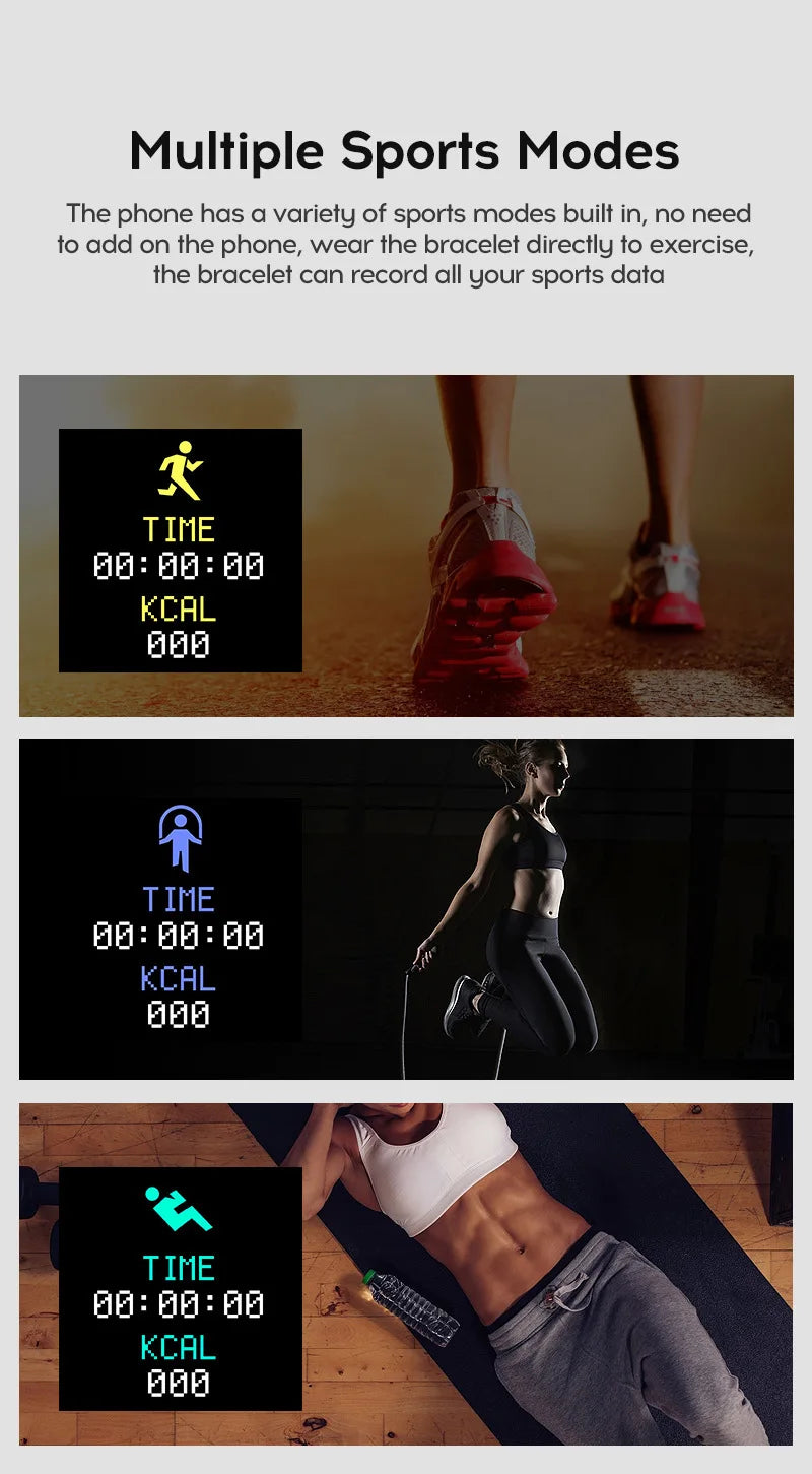 Smart Watch Y68 Bluetooth Fitness Tracker Sports Watch Heart Rate Monitor Blood Pressure Smart Bracelet for Android IOS D20 Pro