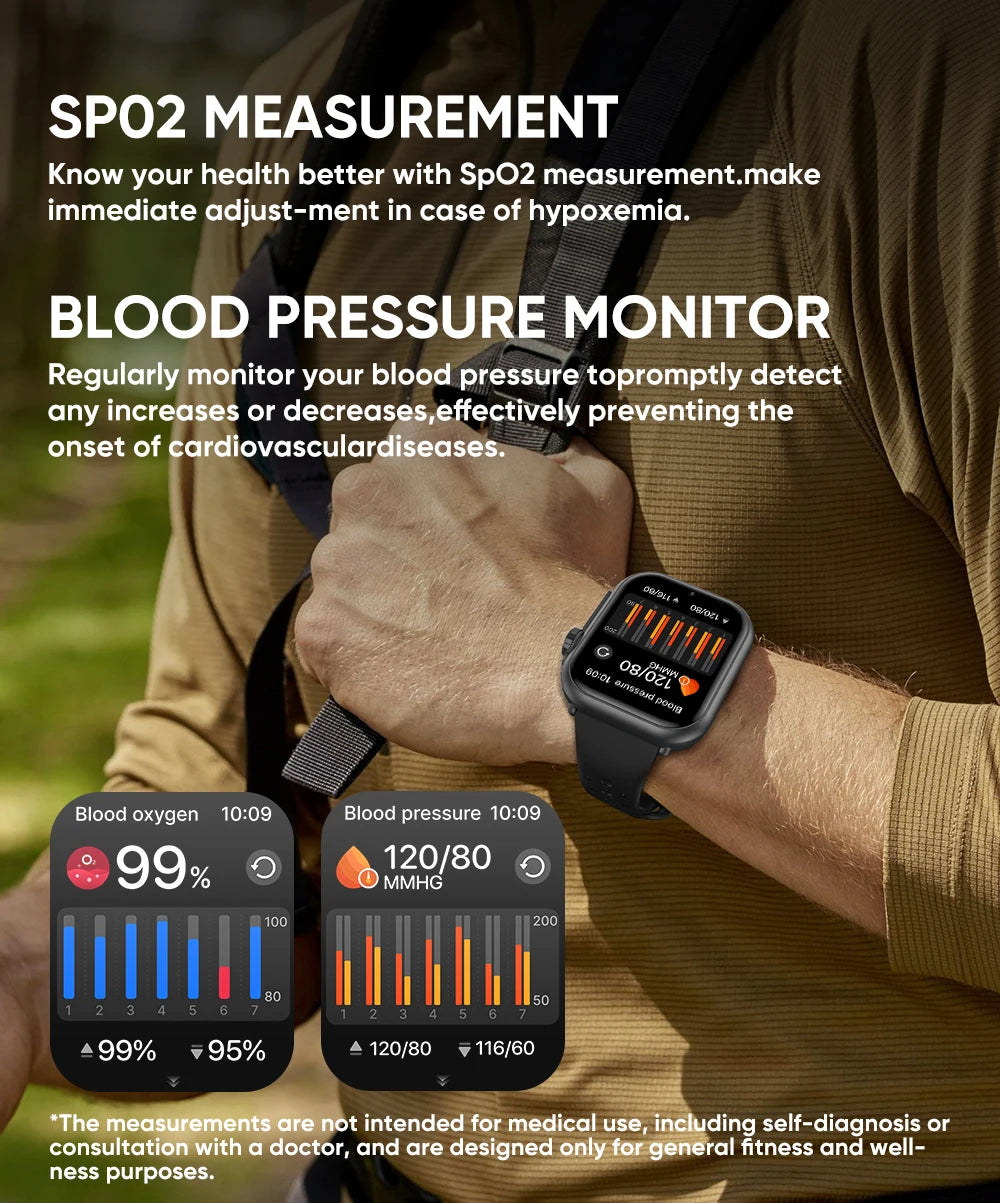 2025 New For Huawei Xiaomi Smart Watch Men Women 1.85-Inch HD AMOLED Full Touch Screen IP68 Waterproof Bluetooth Call SmartWatch