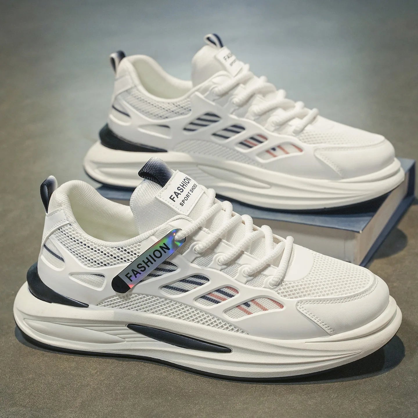 Men's Breathable Sneakers 2025 Autumn Comfortable Breathable Mens Platform Running Shoes Fashion Casual Shoes Zapatillas Hombre