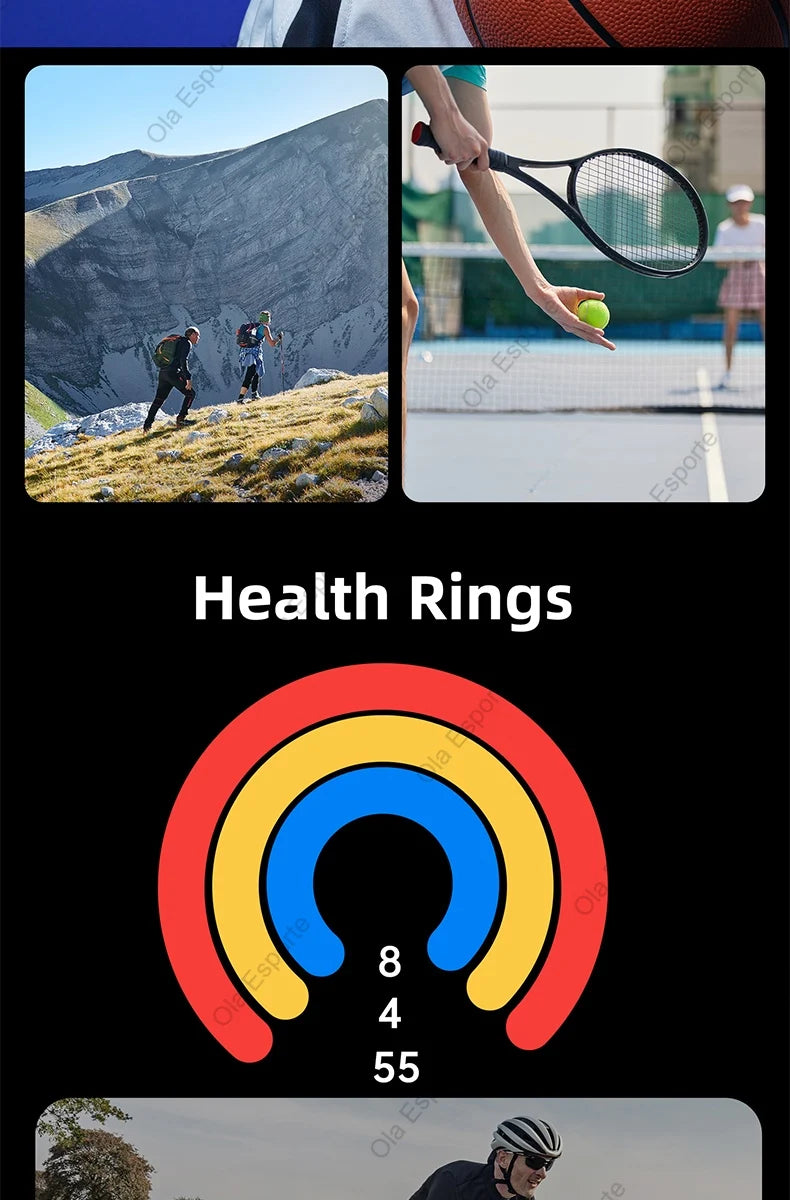 2025 New Smart watch7 Men Women AMOLED Screen Health Monitor Watch Waterproof Voice Assistant Call Smart Watch For Android IOS