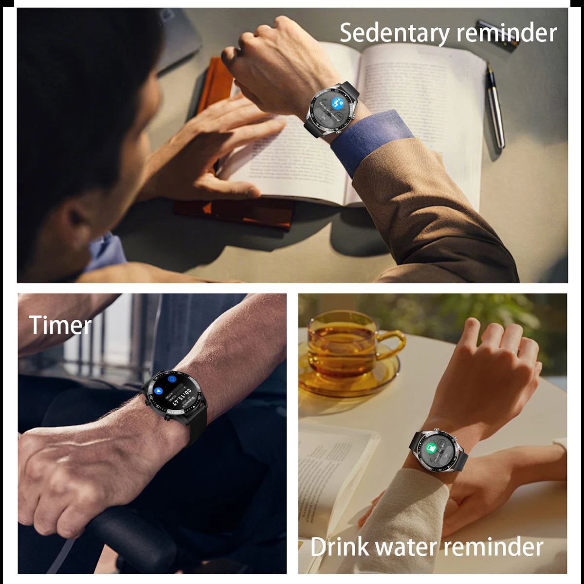 New Smart Watch Al Voice Assistant 1.5''HD Touch Screen Wireless Call Message Push 100+Sports Fashion Smartwatch For Men Women