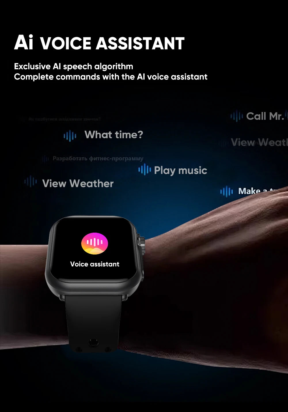 2025 New For Huawei Xiaomi Smart Watch Men Women 1.85-Inch HD AMOLED Full Touch Screen IP68 Waterproof Bluetooth Call SmartWatch