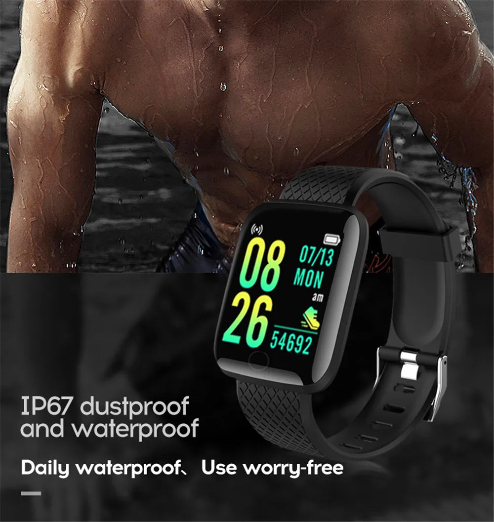 For Xiaomi Bluetooth Smart Watch Men Women Blood Pressure Heart Rate Monitor Sport Smartwatch Tracker Reminder For Android IOS