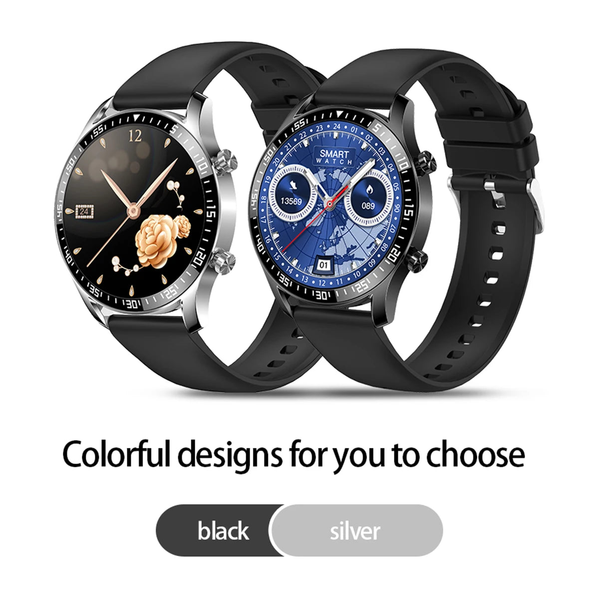 New Smart Watch Al Voice Assistant 1.5''HD Touch Screen Wireless Call Message Push 100+Sports Fashion Smartwatch For Men Women