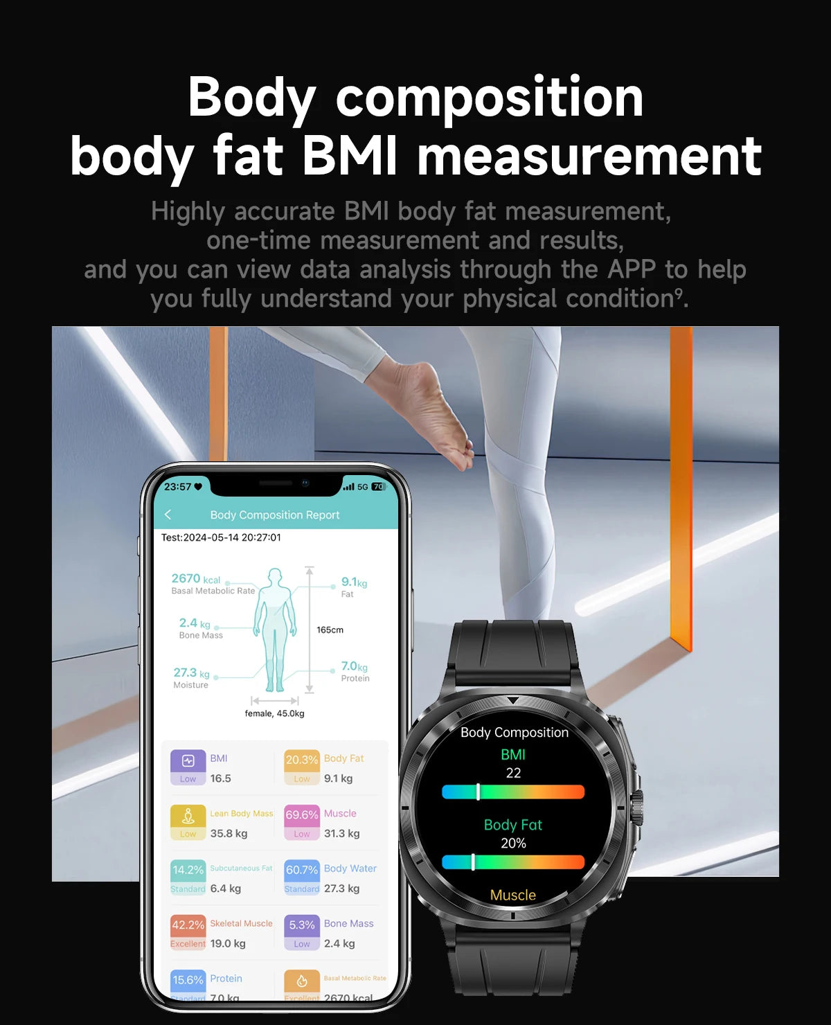 2025 New Laser therapy Three High Uric acid Blood pressure Smartwatch Men ECG+PPG Heart rate Fat Body Analysis NFC Call Watches