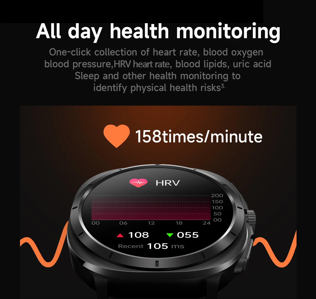 2025 New Laser therapy Three High Uric acid Blood pressure Smartwatch Men ECG+PPG Heart rate Fat Body Analysis NFC Call Watches