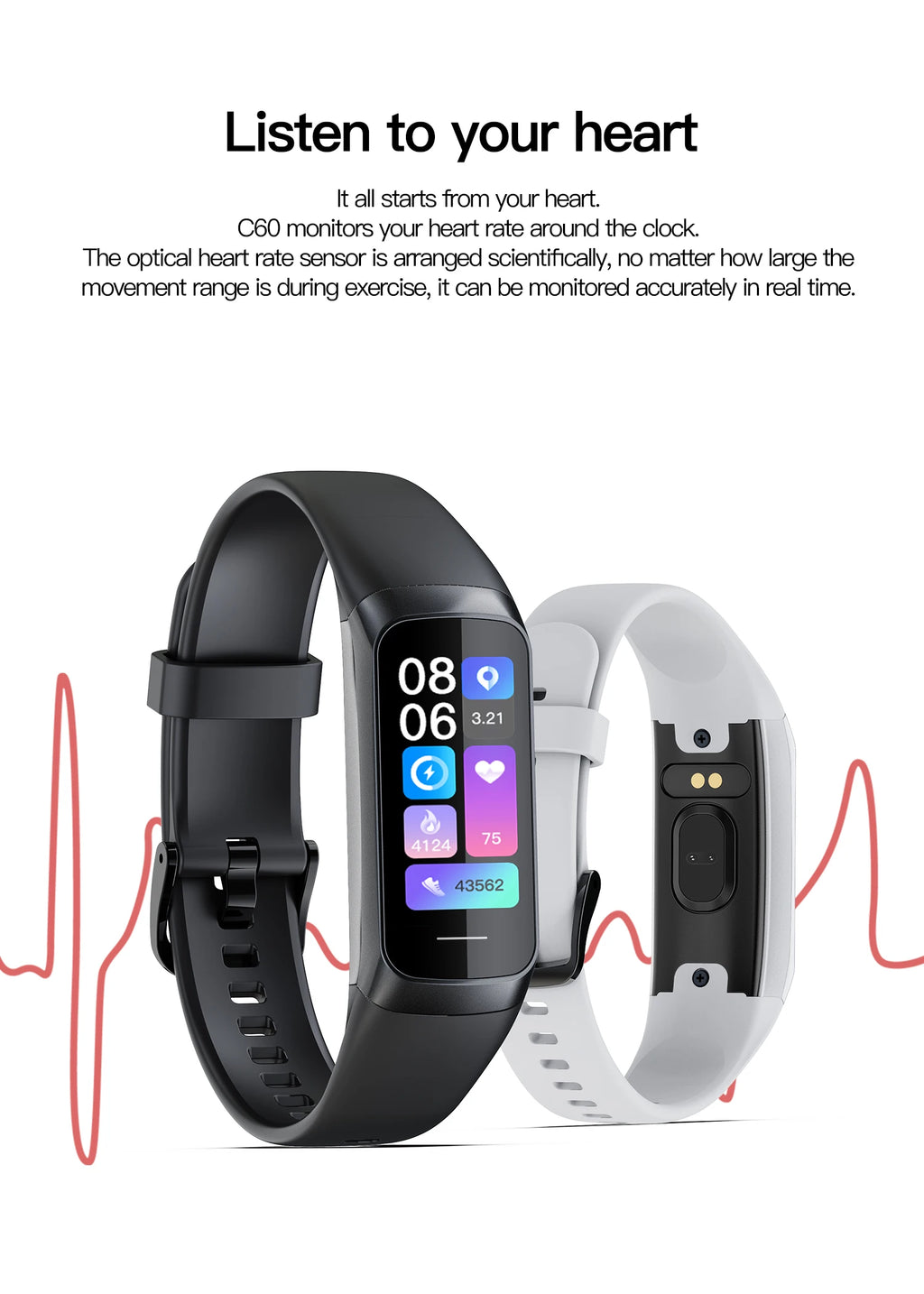 AMOLED Smartwatch Body Temperature Monitor Fitness Clock Sports 3ATM Waterproof Men Smart Watch Band for Women IOS Xiaomi 2025