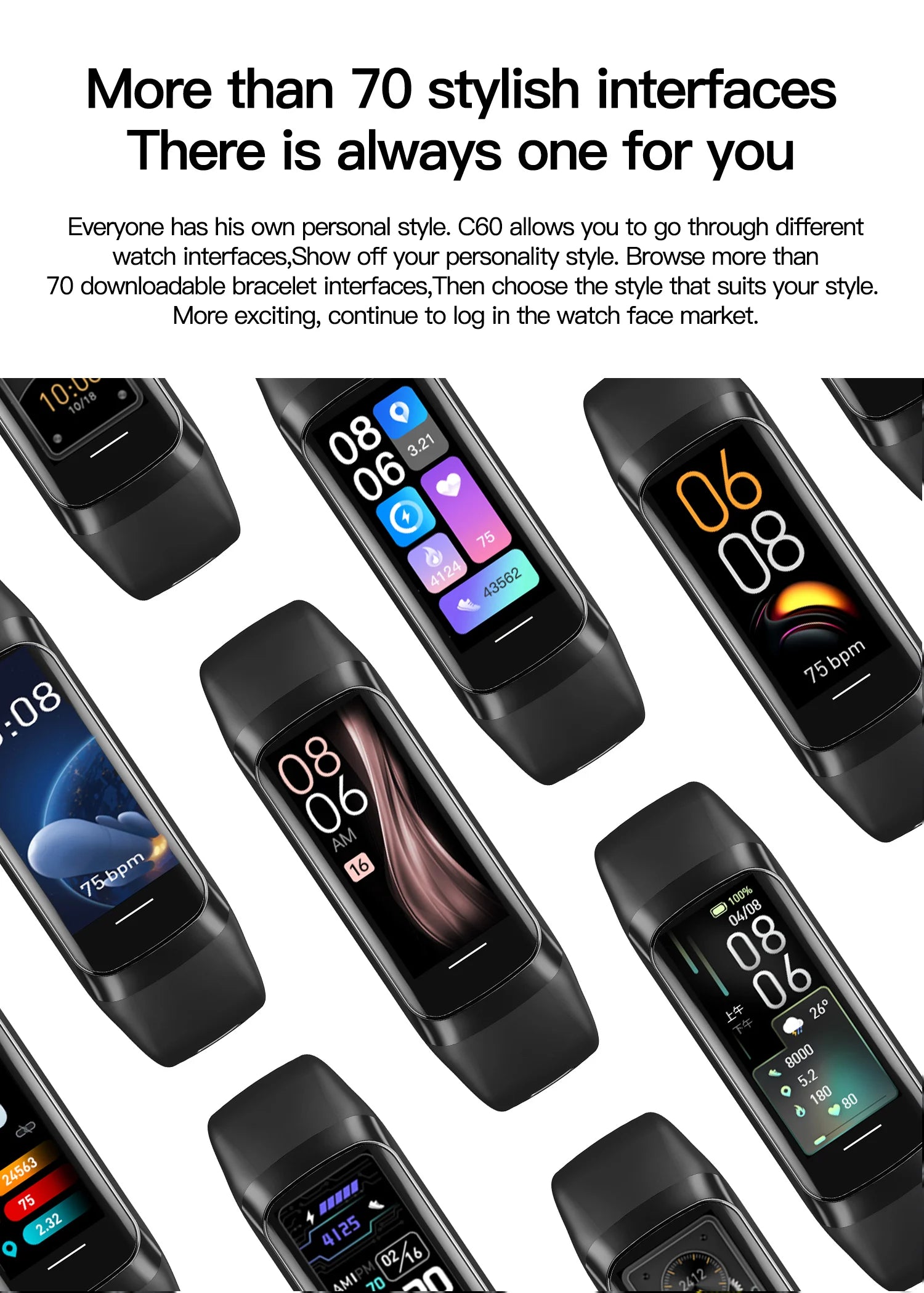AMOLED Smartwatch Body Temperature Monitor Fitness Clock Sports 3ATM Waterproof Men Smart Watch Band for Women IOS Xiaomi 2025