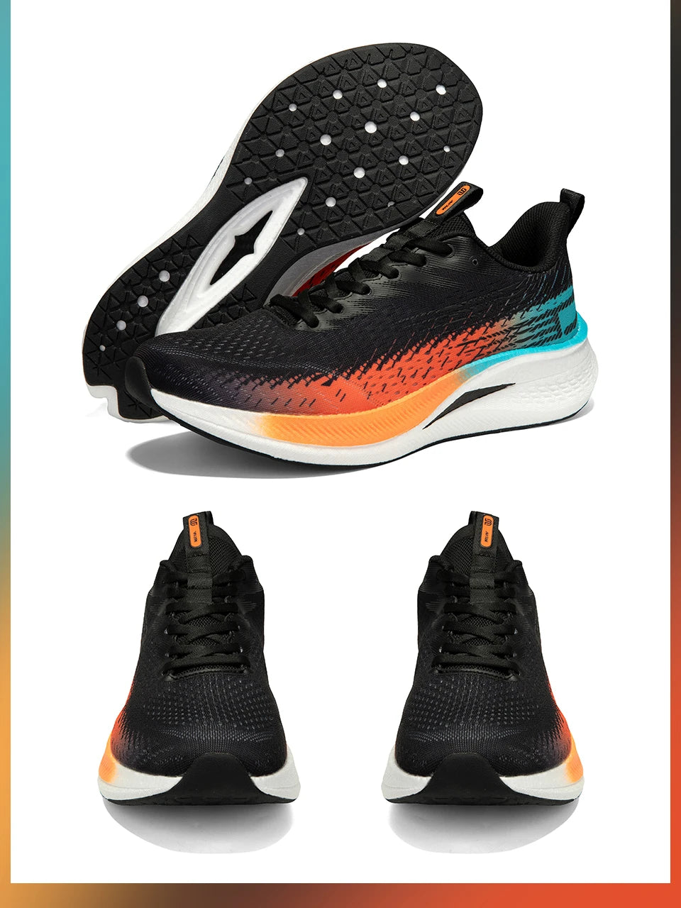 Baasploa Men Running Shoes 2025 New Professional Training Lightweight Sport Shoes Male Carbon Plate Mesh Breathable Sneakers
