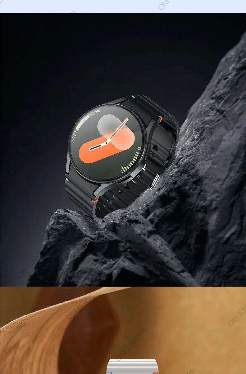 2025 New Smart watch7 Men Women AMOLED Screen Health Monitor Watch Waterproof Voice Assistant Call Smart Watch For Android IOS