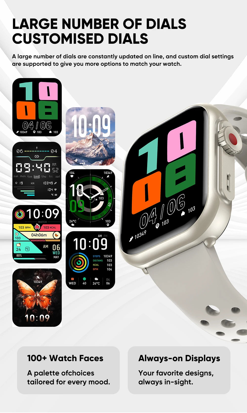 2025 New For Huawei Xiaomi Smart Watch Men Women 1.85-Inch HD AMOLED Full Touch Screen IP68 Waterproof Bluetooth Call SmartWatch
