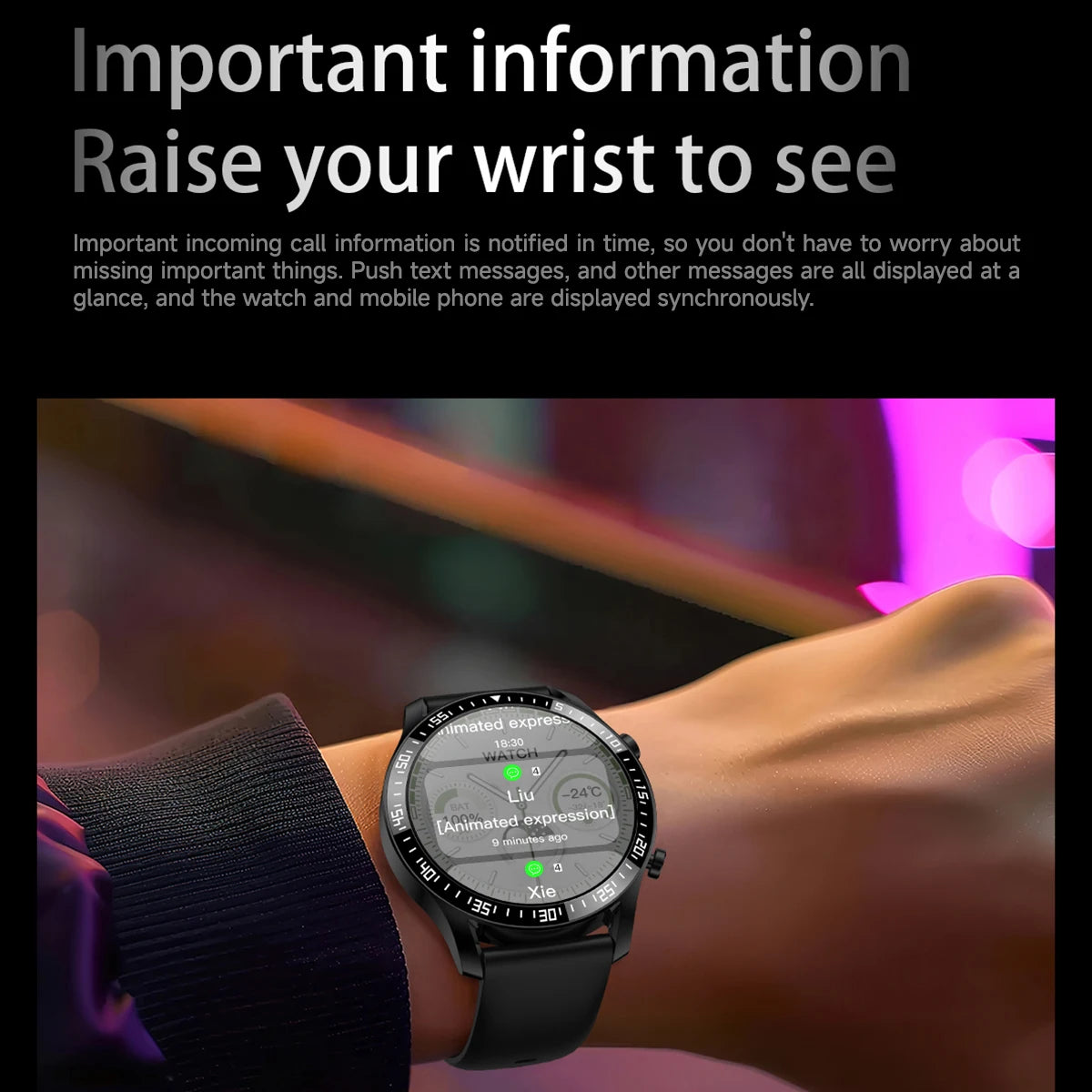 New Smart Watch Al Voice Assistant 1.5''HD Touch Screen Wireless Call Message Push 100+Sports Fashion Smartwatch For Men Women