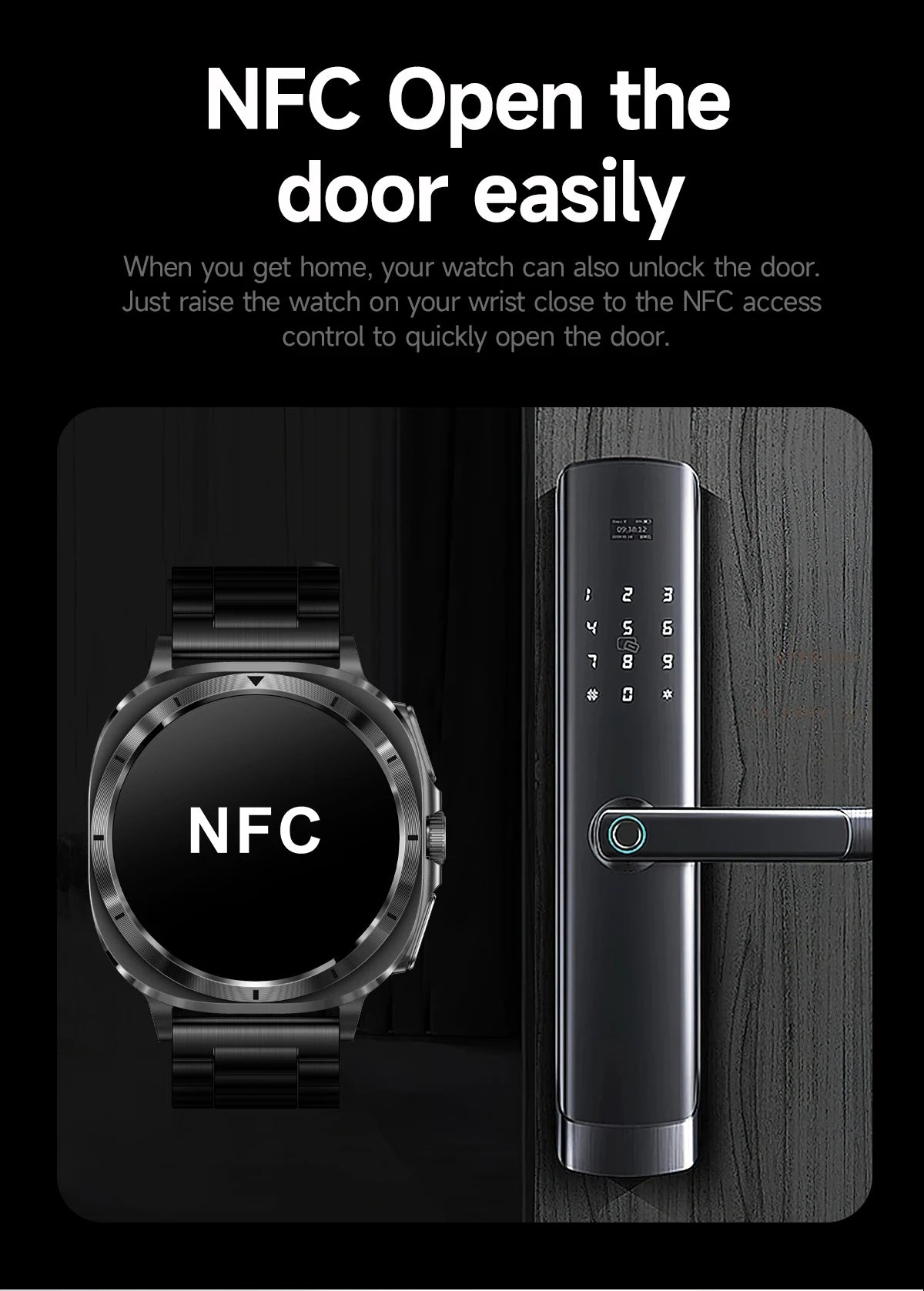 2025 New Laser therapy Three High Uric acid Blood pressure Smartwatch Men ECG+PPG Heart rate Fat Body Analysis NFC Call Watches
