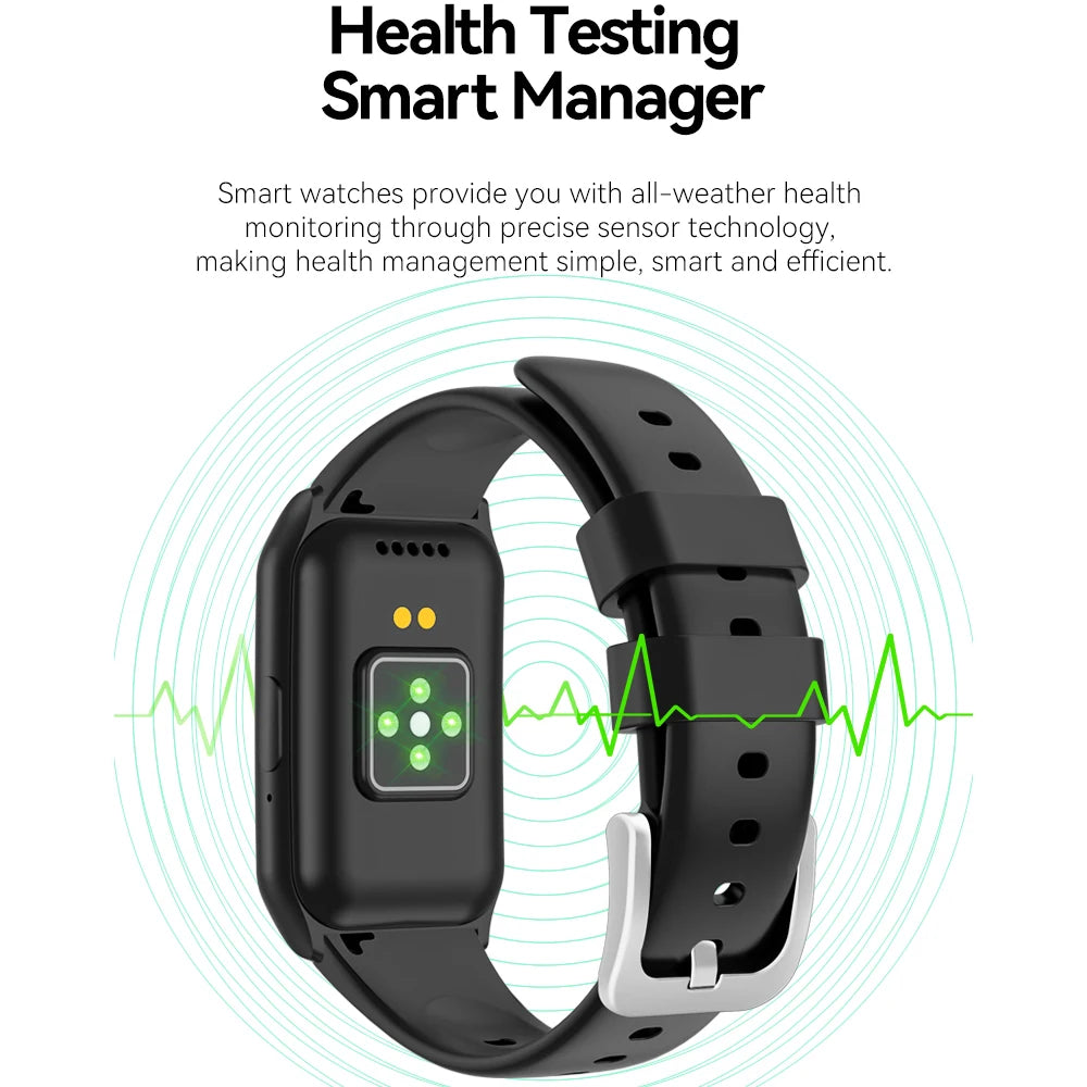 For Android IOS H1 Smartwatch Women Men Heart Rate Blood Oxygen Waterproof Sport Smart watch Watch For Ladies  Gift