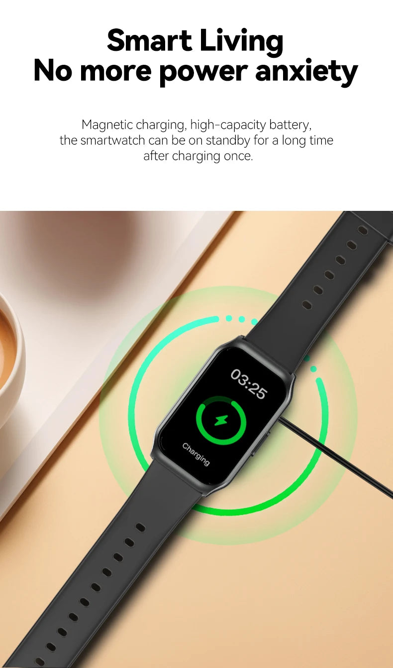 For Android IOS H1 Smartwatch Women Men Heart Rate Blood Oxygen Waterproof Sport Smart watch Watch For Ladies  Gift