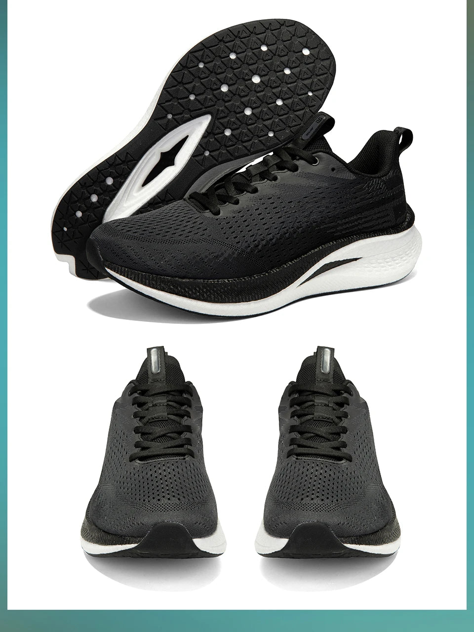 Baasploa Men Running Shoes 2025 New Professional Training Lightweight Sport Shoes Male Carbon Plate Mesh Breathable Sneakers