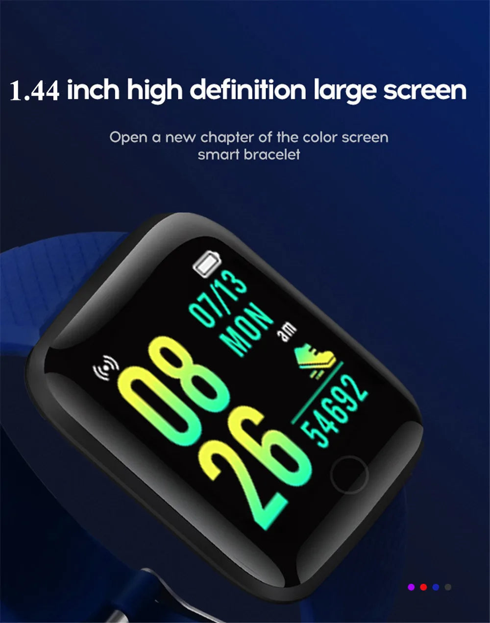 For Xiaomi Bluetooth Smart Watch Men Women Blood Pressure Heart Rate Monitor Sport Smartwatch Tracker Reminder For Android IOS