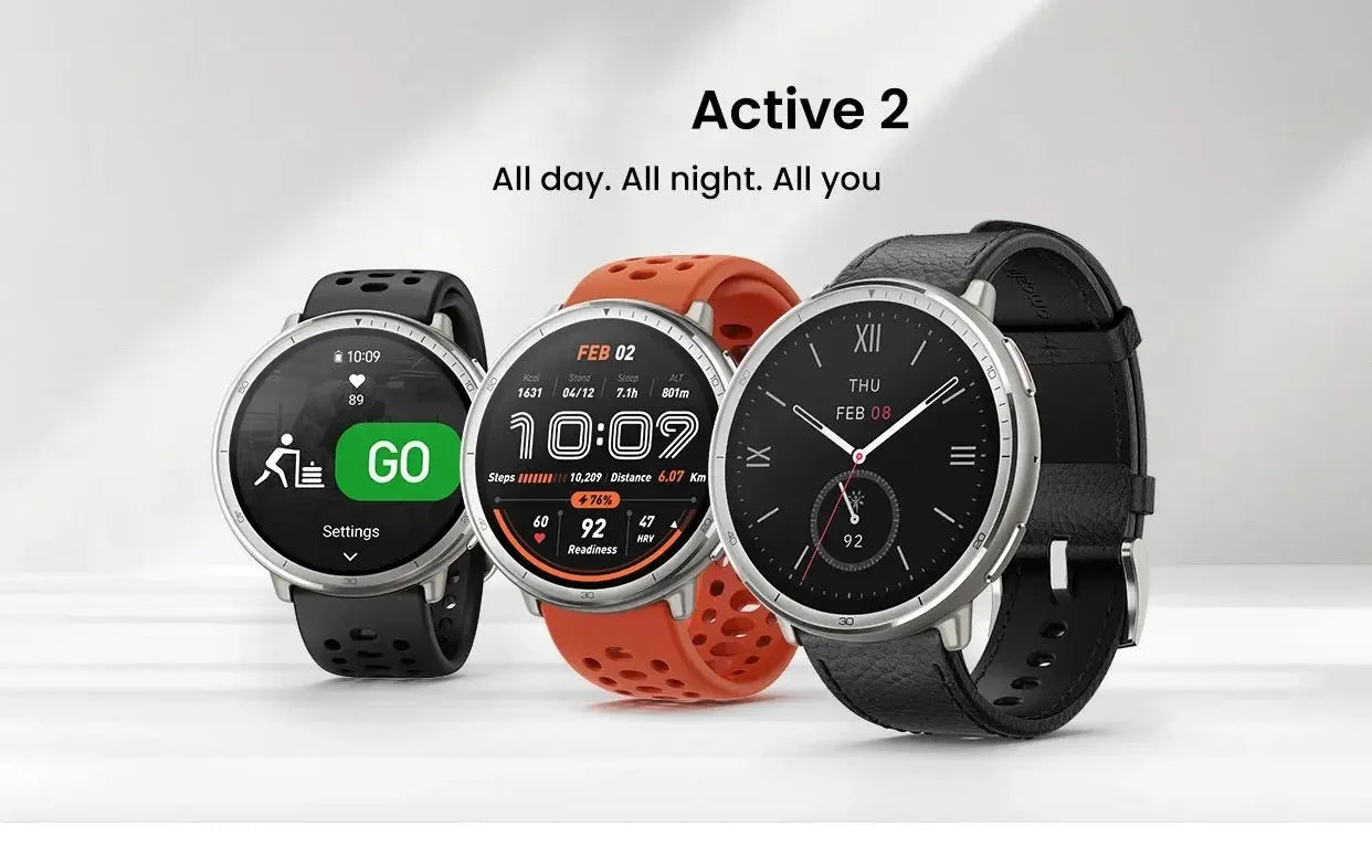 For Amazfit Active 2 Ai Smart Watch Chat GPT Built-GPS Men Women Amoled Waterproof Sport SmartWatch NFC BT Call Watch for