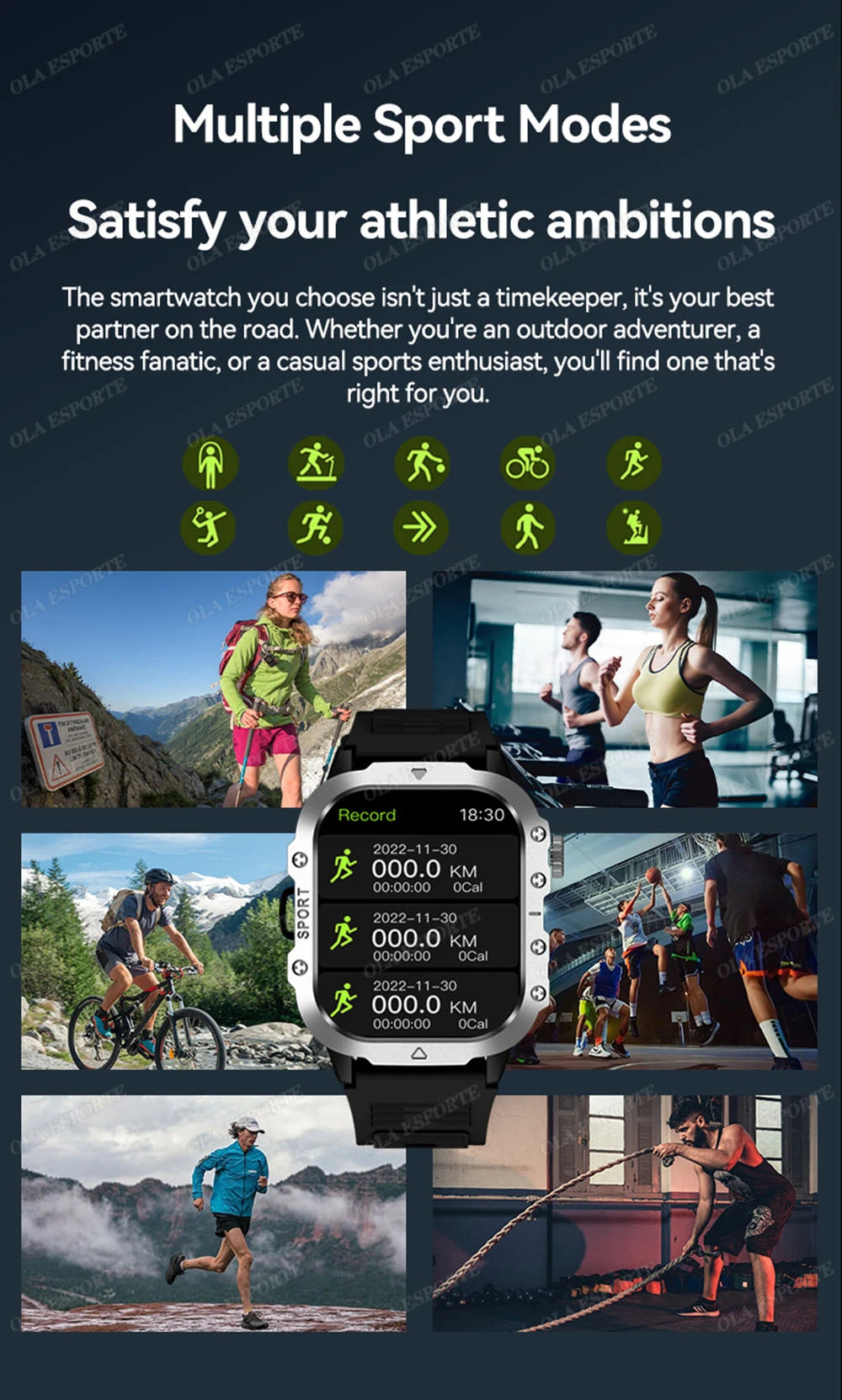 2025 Smartwatch Men Bluetooth Call Heart Rate Health Monitor AI Voice Waterproof Sport GPS Tracker Smart Watches For Android IOS