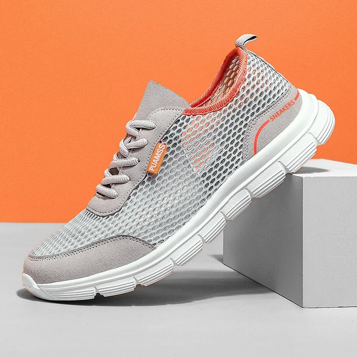 Men Shoes Summer Sneakers Mesh Running Shoes Lightweight and Breathable Sneakers For Men Tenis Sports Shoes