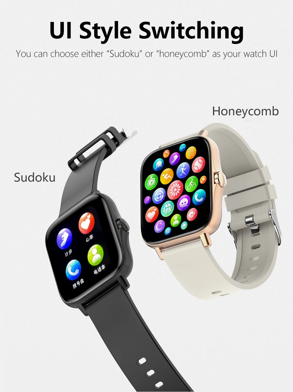 Sport Smart Watch Fitness Clock Health Monitor Waterproof Smartwatch Bluetooth Call Watches for Men Women IOS Xiaomi Huawei 2025