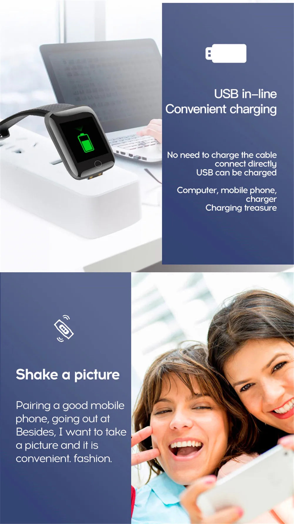 For Xiaomi Bluetooth Smart Watch Men Women Blood Pressure Heart Rate Monitor Sport Smartwatch Tracker Reminder For Android IOS