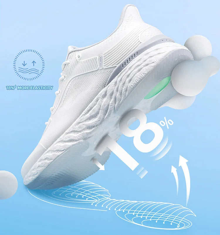 ONEMIX Summer Breathable Mesh Sneakers for Women Jacquard Gradient Soft Tenis Jogging Shoes Lightweight Leisure Outdoor Sneakers