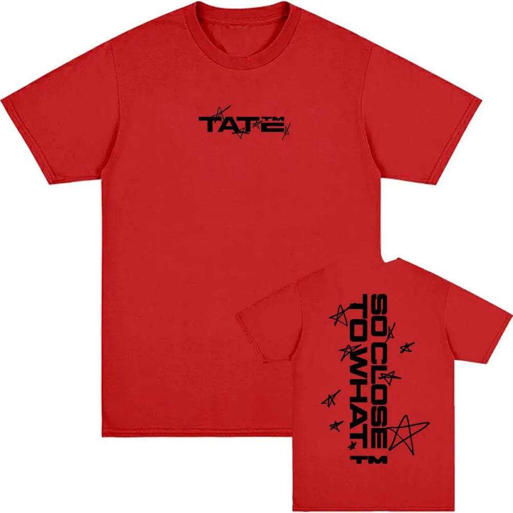 Tate McRae So Close To What Tshirts 2025 New Album Graphic T-shirt Cotton Short Sleeve Summer Tee-shirt Men Women Clothing Male